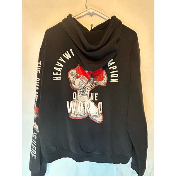 Men's Medium Popeye Hoodie Black Heavyweight Champion - Picture 1 of 7